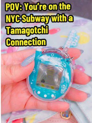 POV: You’re on the NYC Subway with a Tamagotchi Connection 🚇🌟🍈🥤💕❄️ #tamagotchi #tamagotchiconnection #tamagotchiuni #tamagotchicollection #tamagotchicollectors #たまごっち #POV 