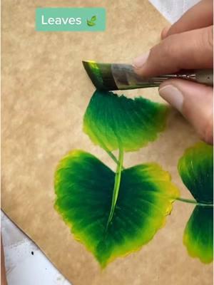 #leaves #fyp #paints #PaintingProcess 