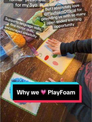 Shapes, colors, and creativity—Playfoam is perfect for early learning! #preschool #earlyeducation #prek #3yearsolds #learningtoy