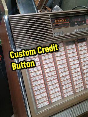 Coolest credit button ever? #jukebox #arcade #retro #vintage #DIY #3dprinting #custom 