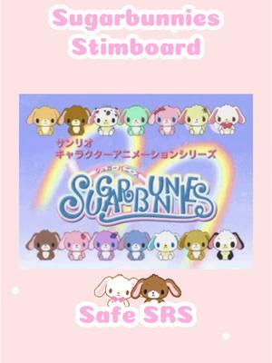 First post of 2025! 🧁🐇🩷 #sugarbunnies #sanrio #2000s #shirousa #kurousa #stimboard #sensoryboard #シュガーバニーズ