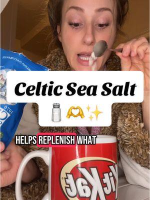 It really is a game changer! #celticseasalt #beautyhacks #wellness #healthy #SelfCare #morningroutine 