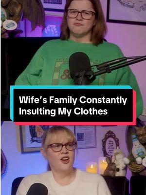 Who knew family gatherings came with a side of Project Runway critiques 🤣 #sinisterhood #podcast #projectrunway #worstfamily #clothing