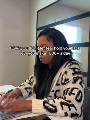 There was a time when fear kept me stuck. I was paralyzed by "what ifs" what if I failed, what if I wasn’t good enough, what if things didn’t work out? But then, I realized something: fear doesn’t get to decide my future.  I decided to take that leap, to step outside my comfort zone and embrace the discomfort that comes with growth. And you know what? It paid off. I went from questioning my worth to making over $1,000 a day. That shift didn’t come from luck it came from pushing through the fear, from betting on myself when it felt scary.  If I had let fear take over, I would still be stuck wondering "what if." If you're feeling stuck or scared, know that fear is just a signal that you're about to grow. Don’t let it hold you back. Your future self is waiting on the other side of that leap. If you want to learn how i did join my 6 figure credit business bootcamp  #financialfreedom #mentorship #creditrepairbusiness #investinyourself #2025 