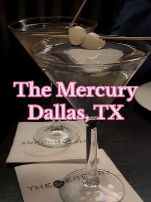 This is my second time visiting The Mercury in Preston Hollow, so I can confirm the service, food, and drinks are a 10/10!!  Based on my fyp and who I follow, I dont think I’ve seen anyone mention this restaurant but they should be!!  Neighborhood fine dining gem with a great bar, creative dishes, and high quality steaks!  The Mercury - 11909 Preston Rd 1418, Dallas, TX 75230 #dallas #dallastx #dallastexas #dallasrestaurants #dallasfood #dallasfoodblogger #dallasfoodie #dallasfinedining #dallassteakhouse #prestonhollow #prestonhollowdallas #dfw #dfwrestaurant  