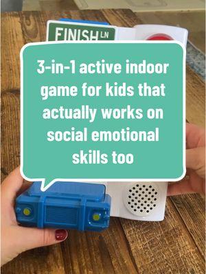 This awesome game has been getting lots of play in our home and can actually detect their motion. Find it and other active play toys in my Amazon storefront.  Plus, it works on self-regulation which toddlers need so much practice with. Here’s what that is and how this game helps with that… Self-regulation is basically our ability to control our thoughts, impulses, emotions, and actions. This game has 3 games that help them to do that. 1. Red light green light, they have to control starting and stopping plus listening to directions 2. Sneaky Steps they have to control the speed of their body, going very slow is tricky for kids 3. Spotlight Boogie they have to listen and move like the game says and it will tell if they aren’t doing the correct movement Since the game detects their movements they are prompted when they don’t follow the rules, making it very hard to “cheat” and holds them accountable.  Seriously such a fun game! Thanks to @Tara for sharing.  #toyfinds #kidsgames #socialemotionalskills #activeplay #indoorplay