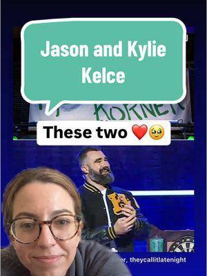 #greenscreen kylie’s korner was a nice touch on they call it late night with jason kelce. #fyp #jasonkelce #kyliekelce #espn #sports #SportsNews #popculture #popculturenews 