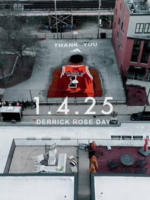 Happy Derrick Rose Day Chicago 🌹 1.4.25  #chicago #chicagobulls #derrickrose 