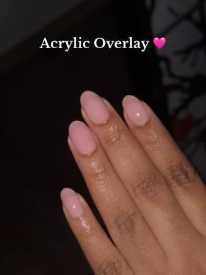 Overlay 💞  #nycnailtech ##brooklynnailtech##nursingnails##nursenails##acrylicoverlay##shortsquarenails##shortalmondnails##overlay##cleangirlnails##stubbies##naturalnails##nailcaretips##doctornails##professionalnails##2025nails##2025nailtrend##2025nailtrends##newyearsnails