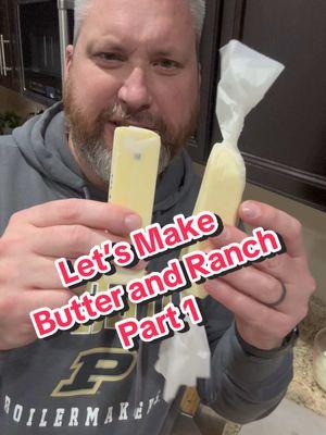 Making Butter and Ranch, Part 1, The Butter Part #butter #heavywhippingcream #homemadebutter #homesteading @KitchenAid #costanalysis #fyp #fyppppppppppppppppppppppp #trending @Emily Lucas Eaton #spousebanter #whipitup #ranch 