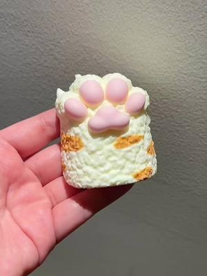 What kind of texture is this? It won't stick either#catpaw #StressRelief #handmade #squishy #handmadegifts #amsrvideo 