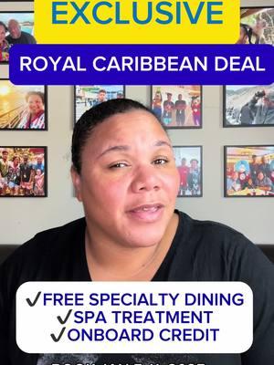 Exclusive Royal Caribbean cruise DEALS for 2025!!!  #cruisetok #fyp #cruisedeals #royalcaribbean 