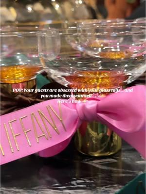 A cute and functional hosting hack you’ll love 🎀🍷 #DIYHacks #HostingTips #galentinesday #galentinesparty 