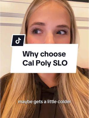 Choose Cal Poly! 🐴💚 #calpoly #calpolyslo #college #collegedecision #collegeadvice 