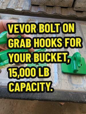 VEVOR 3/8" BUCKET HOOKS, GRADE 70 FORGED STEEL, 2 TO A PACK, BOLT ON GRAB  HOOKS, HEAVY DUTY MOUNT WITH BACKER PLATE, 15,000 LB CAPACITY. #hook #hooks #fyp #bolton #heavyduty #vevor #fy  #buckethook #buckethooks #grabhook #tractorhooks #fypシ゚viral #fypage #viral #tiktok #vevorproducts #weldonhooks #pull #pulling #pickingup #grab #ttslevelup #mademyyear #ttsdelightnow #giftguide #spotlightfinds #treasurefinds #christmassale #christmassales #lookatthat #christmasdeals #savings #tiktokshoplastchance #tiktokshopnewyearnewaura #TikTokShop #tiktokshopping #trending2024 #viralvideos #onsale #flashsale #giftideas #giftidea #tiktokshopfinds #tiktokmademebuyit #foryou #foryoupage #trending #wow #tiktokmademedoit #getyours #today #tiktokfinds #tiktokfind #tiktokviral #tiktokviralvideo #tiktokviraltrending #ttsacl @Vevor_US @HAIDEE_Vevor @vevor shop 