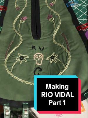 I spent three days making a pocket that won’t even be visible on the final costume 😅 But the making of RIO VIDAL has begun! #agathaallalong #riovidal #marvel #cosplay #sewing #historicalcostume 