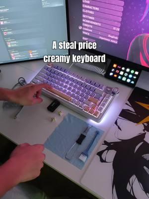 steal price keyboard? MK75 Wireless with creamy sounds for 40$#gamingkeyboard #creamykeyboard #GamingSetup #desksetup #fyp #foryou #fypage #foryoupage 