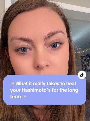 What it really takes to heal your Hashimoto’s for the long term… #hashimotoswarrior #hashimotosthyroiditis #hashimotosdietitian #hashimotosjourney #hashimotosdiet #hashimotosbrainfog #insulinresistance #hashimotos 