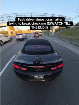 bro crashed out 😭 #fyp #zl1camaro  #carsoftiktok #tesla #blowthisup #carslover  #lt1camaro #viralvideo #cars #roadrage 