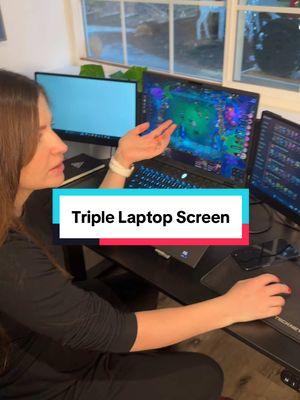 #creatorsearchinsights #cooltech #laptopscreenextender #triplemonitorsetup #laptop #GamerGirl #gamersoftiktok #productivity #TikTokShop #tiktokmademebuyit #unitedstates #tiktokfinds 