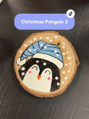 #penguin #penguinpainting #penguinornament #christmaspenguin #painting #acrylicpainting #woodenpainting #christmasornaments #christmaspainting #diypresents #christmas 