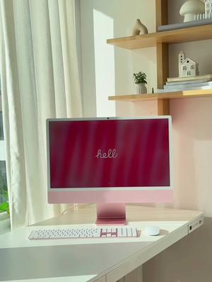 Got an iMac to play Hello Kitty Island Adventure 🎀 #imac #pinkimac #pinkgirly #pink aesthetic #pinterestgirl #applearcade #asmrunboxing #appleunboxing 