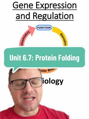 Unit 6.7: Protein Folding #protein #biology #apbiology #science #teaching #unit6 #apbio #education #aminoacid #proteinfolding #dna #rna #centraldogma  #greenscreen 