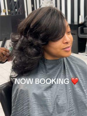 JANUARY APPOINTMENTS AVAILABLE ❤️❤️ #blackgirlhairstyles #sidepartquickweave #layeredhaircut #kashdollcurls #blackgirlhair #curlingtutorial #kamibaybee #fyp 