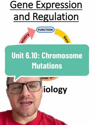 Unit 6.10: Chromosome Mutations #chromosome #genetics #dna #science #unit6 #teaching #education #apbiology #apbio #biology #greenscreen 