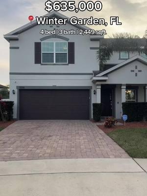 Thinking of moving to winter garden?                                            Enjoy this 2,449 sqft home, 4 bed 3 bath, with new floors, spacious walk in closet, and a beautiful outdoor living with covered patio, and fenced backyard, wonderful neighborhood. This home is waiting for you!!  . . . . #realestate #realestateagent #realtor #orlando #tampa #florida #floridarealestate #kissimmee #wintergarden #winterpark #drphillips #stcloud #closing #buying #selling #homes 