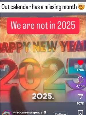 #happynewyear2025 #fyp #gregoriancalender #notin2025 #newtiktok #month #calendar #day #stars #cycles 