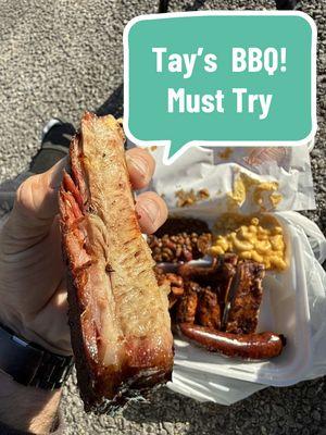 Let’s try “Tay’s Barbecue” Amazing BBQ! #fyp #fypシ #foodtour #foodcritic #Foodie #foodreview #chopelasreviews #foodvlog #bbq #Mississippi 