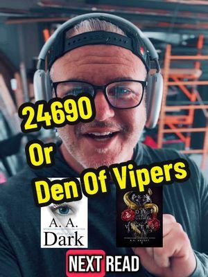 Decisions decisions…which one should get my vote for our next book club read? I’m deciding between 24690 and Den Of Vipers. I’m looking forward to both of these from my TBR. #darkromance #spicybooktok #24690 #denofvipers #bookclub