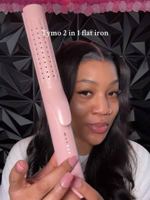 For all my girls that don’t know how to use a curling iron this 2 in 1 flat iron is for YOU 🫵🏽 #tymobeauty #tymoflatirons #2in1straightenerandcurler #curlsroutine #softcurls #beautytips #tiktokfinds 