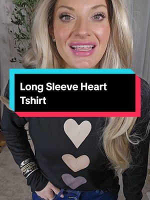 🔥 Upgrade your wardrobe with this trendy Heart Print Round Neck T-Shirt! Perfect for Spring & Fall, this long-sleeve tee combines comfort and style. 🌟 Available in 8 stunning colors, including Black, Burgundy, Green, and Teal. Sizes range from S (4) to XXL (14) to fit all shapes beautifully! 💃 💲 On sale now for $9.35 (was $16.69)! Don't miss out on this 44% OFF deal! ✨ Add a pop of love to your casual look or pair it with your favorite jeans for a chic outfit! 🛒 Shop now and grab yours before it's gone! #TikTokShop #TikTokShopFashion #fashion #hearts #valentines #OOTD #TTSACL #WOMEN #MOMS #FYP #FORYOU #YearEndSale #tshirt  #mysupermoment #tiktokshopholidayhaul #newyearnewaura  #HeartPrintTee #TrendyFashion #OnSaleNow #CasualStyle #TikTokFinds #TshirtLove #SpringStyle #FallFashion 