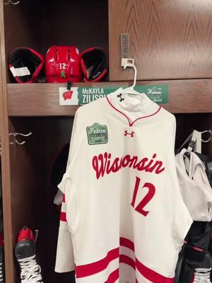 Frozen Confines locker room looks niceeee🥶 #Badgers || #OnWisconsin