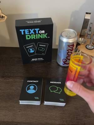 Text or drink?!? #drinkinggamesss #shotsss #partygames #textordrink 