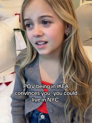 @IKEA always makes my kids want to move to NYC 💭😍🌃 #fyp #fypシ゚viral #kidsbelike #kidssaythedarnestthings #britainandbaylaa 