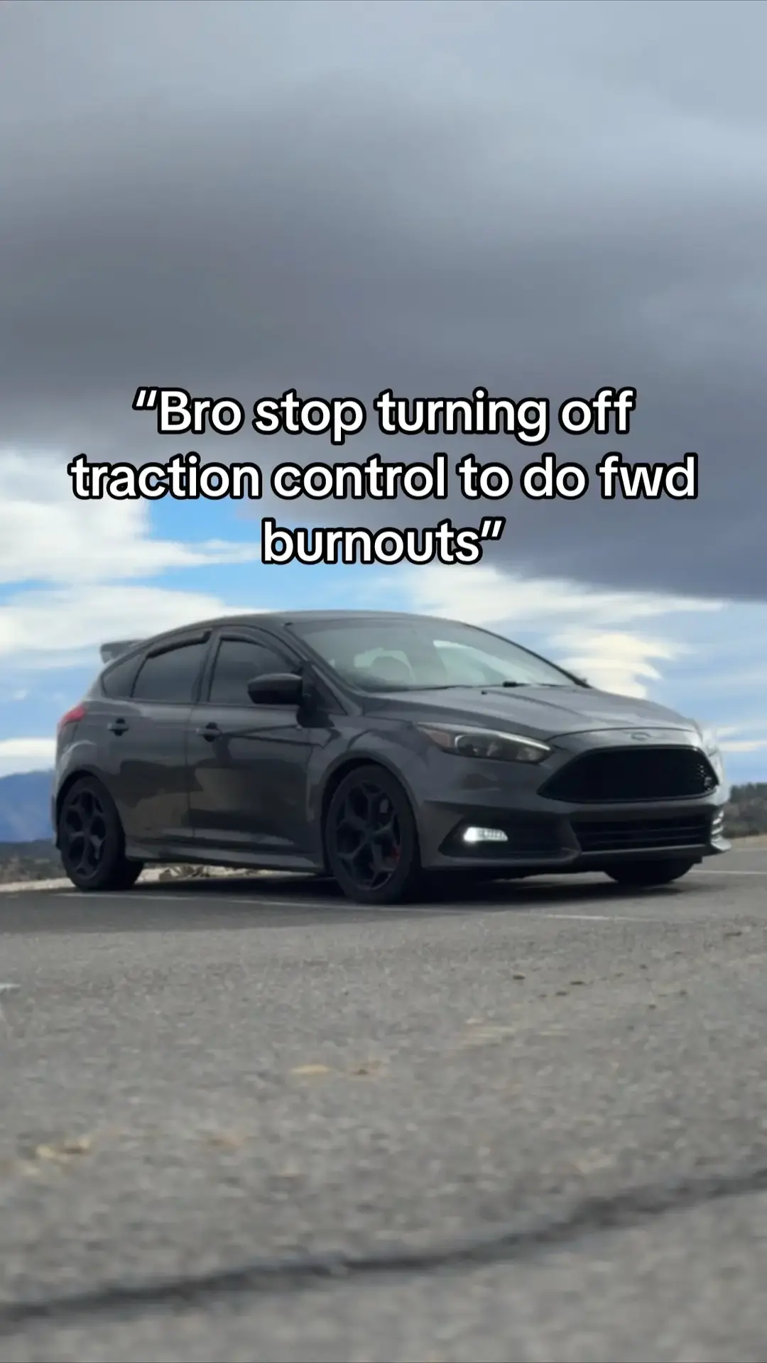 #ford #focusst #st #cartok #focusrs #car #hatchback #burnout #traction #control