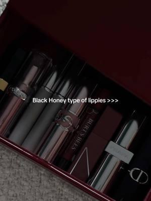 Red but not red, narural but not natural… They just hit different 💋 #blackhoney #lipstick 