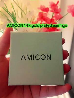 AMICON 6 pairs 14k gold plated hoop earrings#AMICON#jwelery#TikTokShop#tiktokshopfinds#buynow#fyp#forupage#goviral  