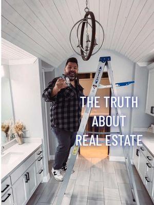 Finally, the truth about real estate! 🏡  The truth is, a great REALTOR® will do whatever it takes to get our listings looking perfect for the market even if that includes pulling out a ladder and swapping out some bulbs to make sure all the lights match. 💡  You can catch this primary bathroom with its homes 4,400 square feet and amazing pool hitting the market in Caliterra next week! 🚪 🔑  #SellingSunsets #SoldOnDrip #DrippingSprings #DSTX #SiliconHills #HillCountry #TexasHillCountry #HillCountryLiving #WeddingCapitalofTexas #DrippingSpringsRealtor 