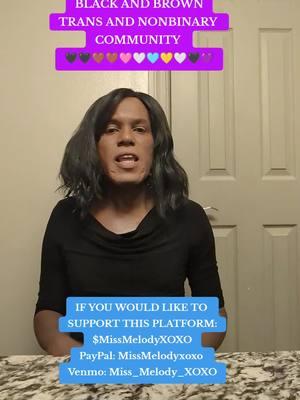 #trans #transgender #transwoman #transwomen #nonbinary #intersex #gendernonconforming #transwomenarewomen #transwomenarewomen🏳️‍⚧️ #transisbeautiful #blacktranswomen #blacktranswoman #nonbinarytiktok  #transwomenofcolor #transtiktok #gendernonconformingtiktok 