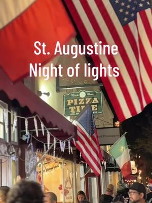 The fact that this was the quickest line we found was insane to me 😭 #saintaugustine #nightoflights #fyp 