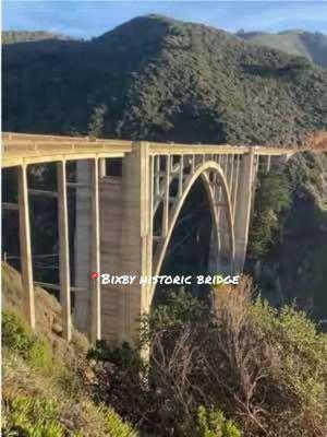 Since 1932📍More nature views this 2025✨#bixbybridge#historicbridge#capitola#highway1#1932#Hiking#naturevibes#drive