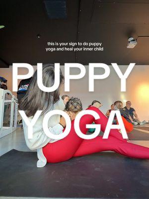 the biggest seretonin boost 🥹 #puppyyoga #puppytiktok #yoga #HealingJourney 