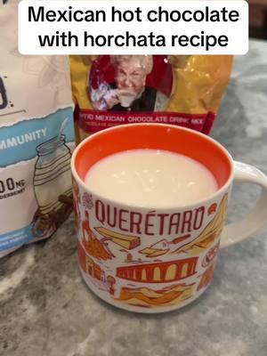 This Mexican hot chocolate with @Taste Salud horchata recipe is one you don’t want to miss #horchatarecipe #horchata #horchatalovers #mexicanhotchocolate #abuelita #abuelitachocolate #mexicandrink #CasaTikTok #tiktokpartner #creatorsearchinsights 