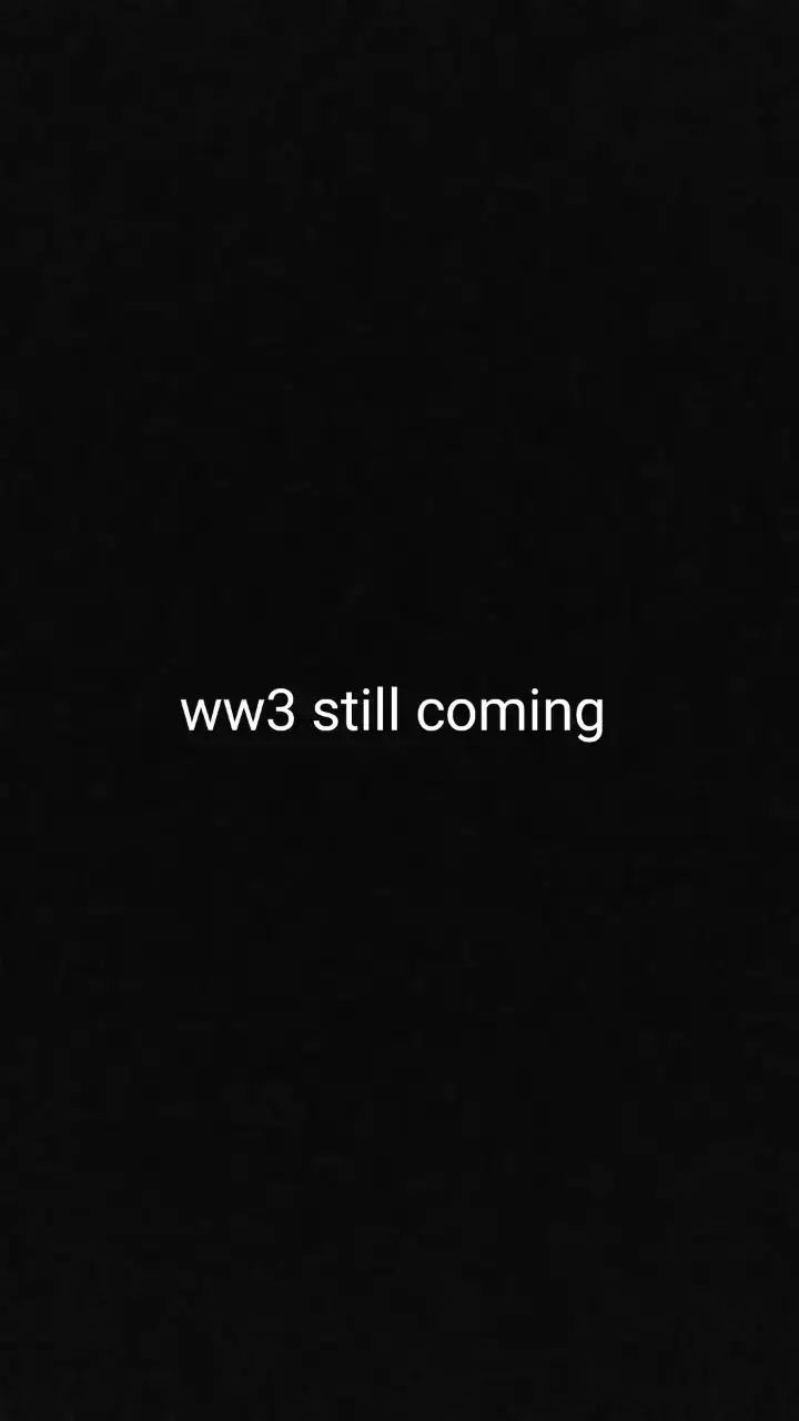 #ww3iscoming 