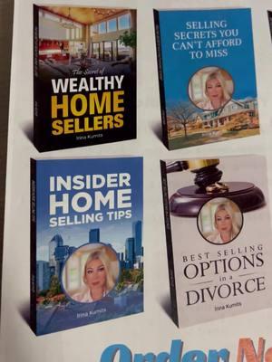 Get a free copy of one of these books, great tips for homesellers! #irinasandiegorealtor #sandiegoluxuryrealtor #IrinaKumits #financialfreedom #sandiegoluxuryrealestateagent #RealtorSanDiego 