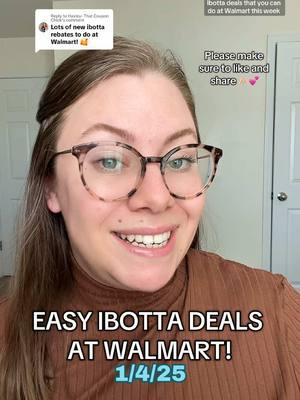 Replying to @Hayley- That Coupon Chick easy beginner friendly ibotta deals you can do at walmart this weekend! These are perfect for finishing up any bonuses youre doing 🫶🏻 #walmart #walmartdeals #ibotta #ibottadeals #ibottarebates #couponing #couponcommunity #couponer #coupontok #couponersoftiktok #couponingforbeginners #couponing101 #couponingdealsthisweek @Walmart @ibotta 